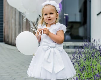 Baptism Dress Girl, Jr Bridesmaid Dress, Flower Girl Dress, Formal Evening Dress