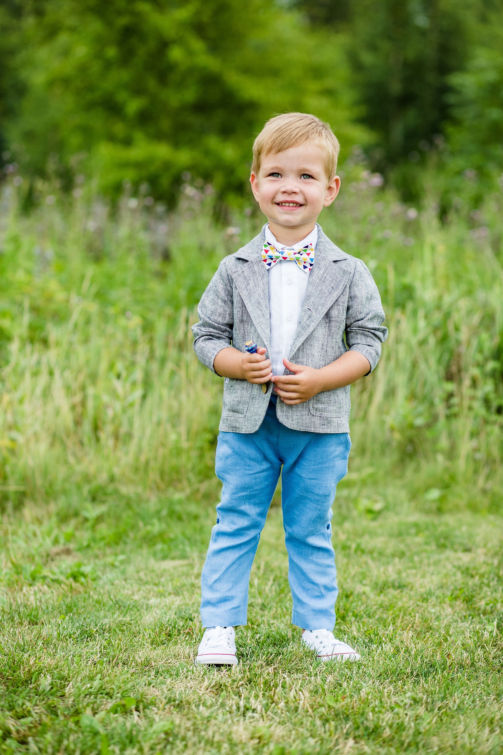 Baby Boy Wedding Outfit Boys Linen Suit Page Boy Outfit Etsy