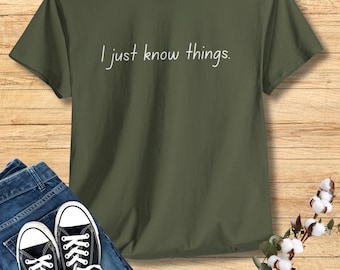 Funny t-shirt unisex male's tee women's shirt casual apparel humorous design trendy everyday wear