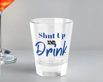 funny shot glass party supply bar decor gift for him party game custom cup drinking shot glass party supply