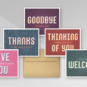 Loveless Card Set w / Umschläge (5-Pack)