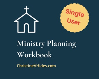 Single Use - Ministry Planning Workbook