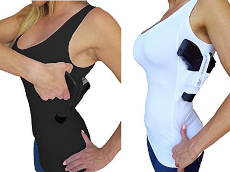 AC UNDERCOVER CCW Tank Top Shirt Concealed Carry Clothing Holster Ref 513