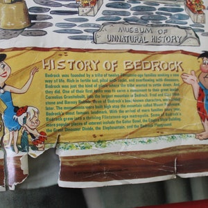 Flintstones - History of Bedrock Poster by J.R. Wainwright - 1970
