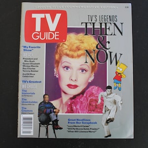 Vintage TV Guide 2000th Ausgabe vom 27.07.1991 - Sehr Selten - Mint Zustand