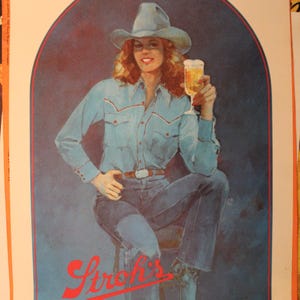Strohs Beer Poster - Etsy