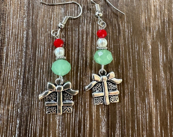 Christmas Present Earrings