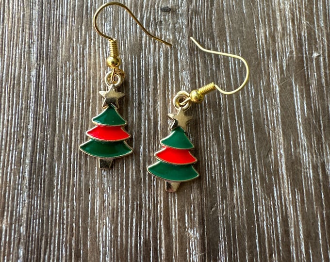 Christmas Tree Earrings