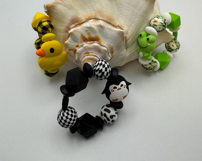 Water Themed Animal Tumbler Handle Bracelet | Stanley Cup Accessories | Cup Handle Bracelet |