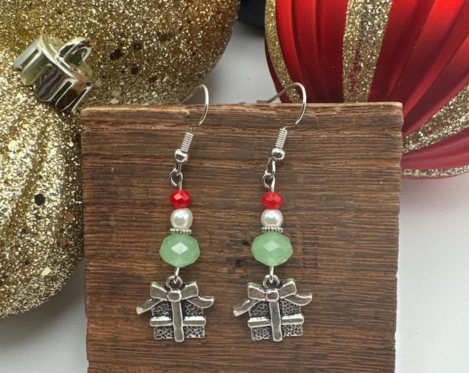 Christmas Present Earrings
