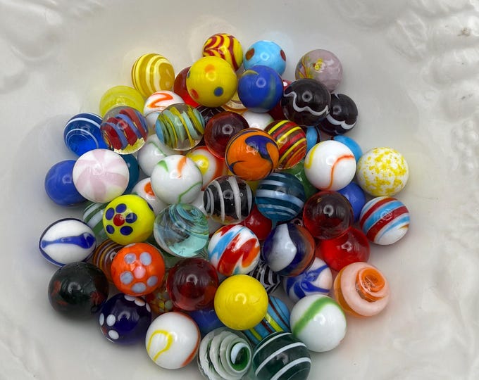 Lampwork Glass Marbles  | 16mm Marbles | Glass Marbles