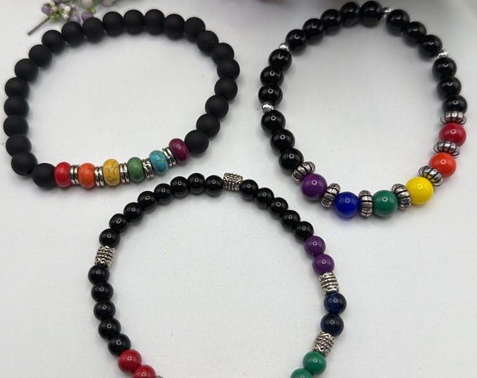 Pride Bracelet | Stretch Bracelet | Rainbow Bracelet