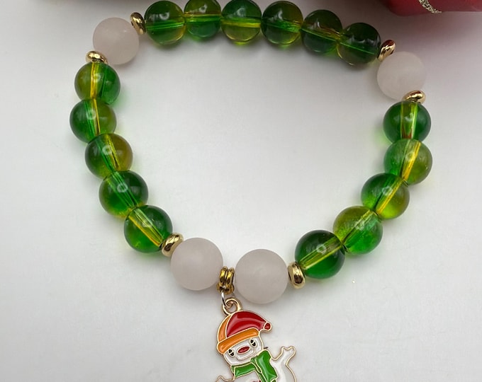 Snowman Charm Bracelet | Christmas Bracelet | Snowman Bracelet