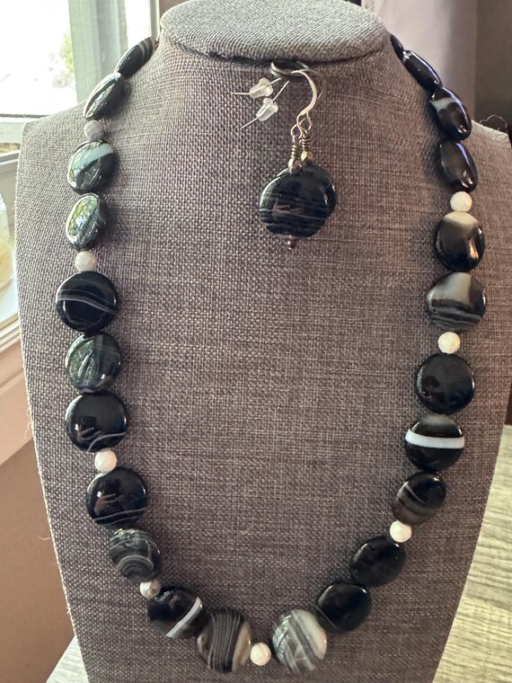 Statement Necklace | Sardonyx necklace | Gemstone necklace | Necklace Set