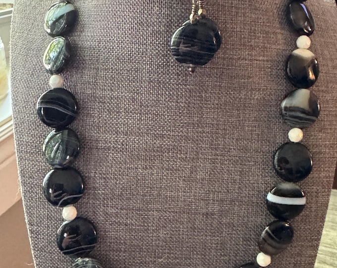 Statement Necklace | Sardonyx necklace | Gemstone necklace | Necklace Set