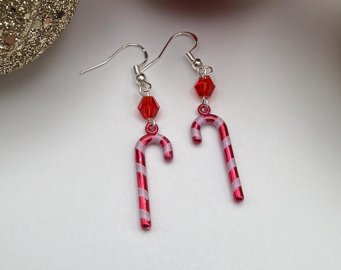 Candy Cane Earrings | Christmas Earrings | Stocking Stuffers