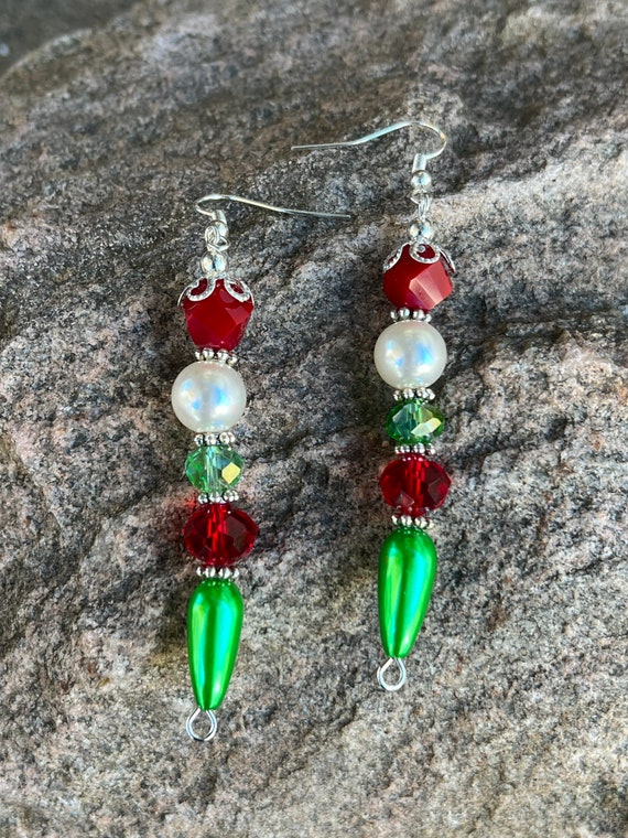 Christmas Ornament Dangle Earrings