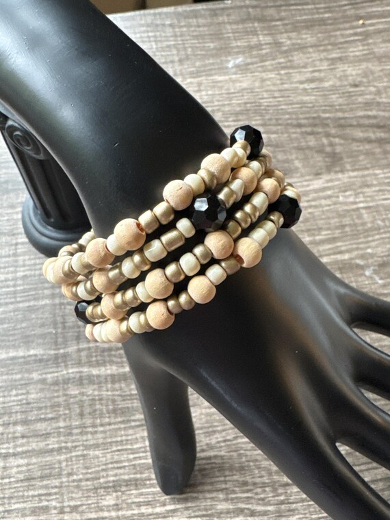 Morse Code Memory Wire Bracelet | Beaded Bracelet | Message in a Bracelet | Support Bracelet