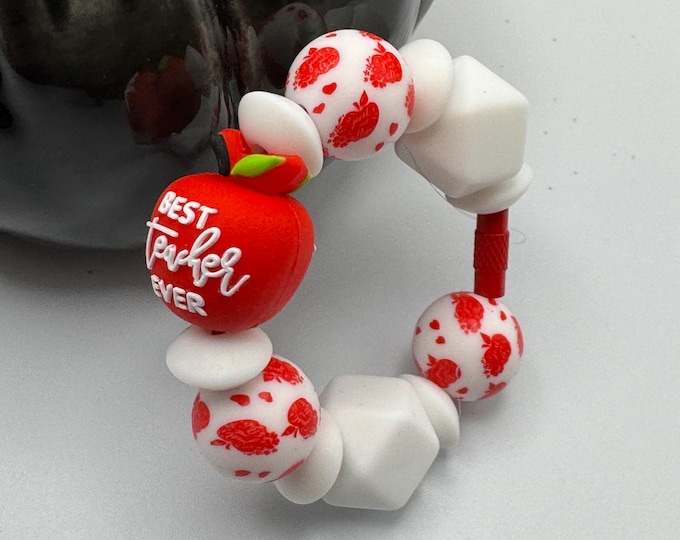 Teacher Tumbler Handle Bracelet | Stanley Cup Accessories | Cup Handle Bracelet |