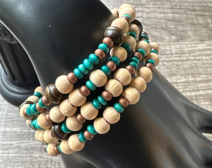 Morse Code Memory Wire Bracelet | Beaded Bracelet | Message in a Bracelet | Support Bracelet |