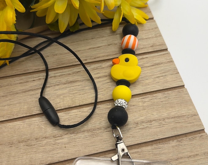 Yellow Duck Lanyard | Duck Lanyard | Cruise Duck Lanyard