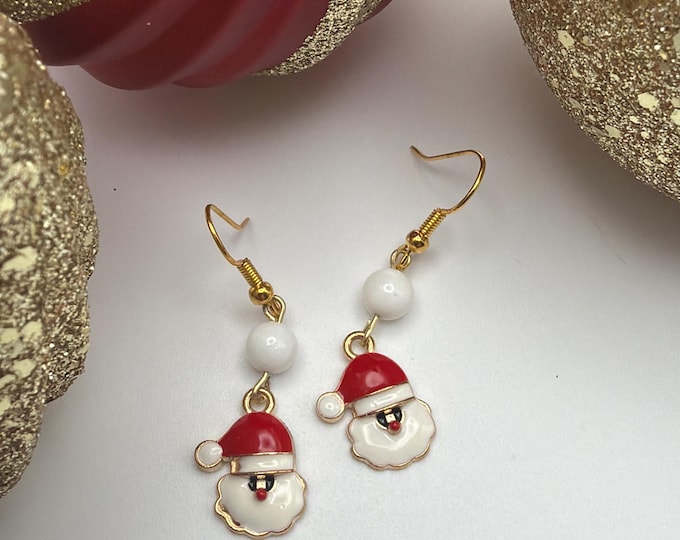 Santa Earrings | Christmas | Earrings