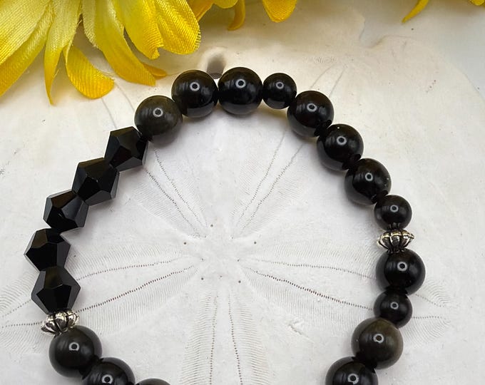 Bad Ass - Morse Code | Stretch Bracelet | Message in a Bracelet | Beaded Bracelet | Quote Bracelet