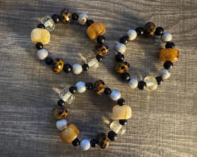 Chunky Bead Stretch Bracelet