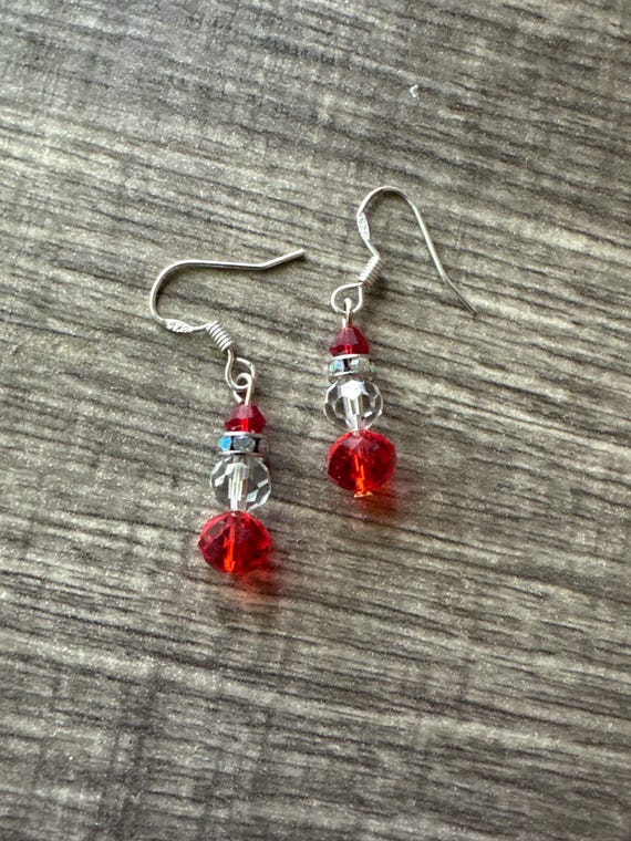 Santa Earrings | Christmas Earrings | Stocking Stuffers