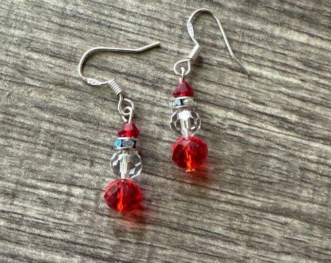 Santa Earrings | Christmas Earrings | Stocking Stuffers