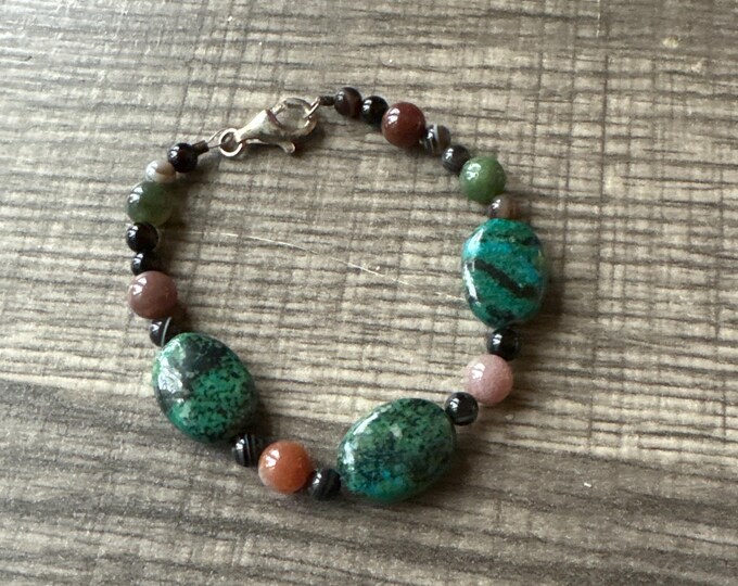 Jasper Bracelet | Agate Gemstone Bracelet
