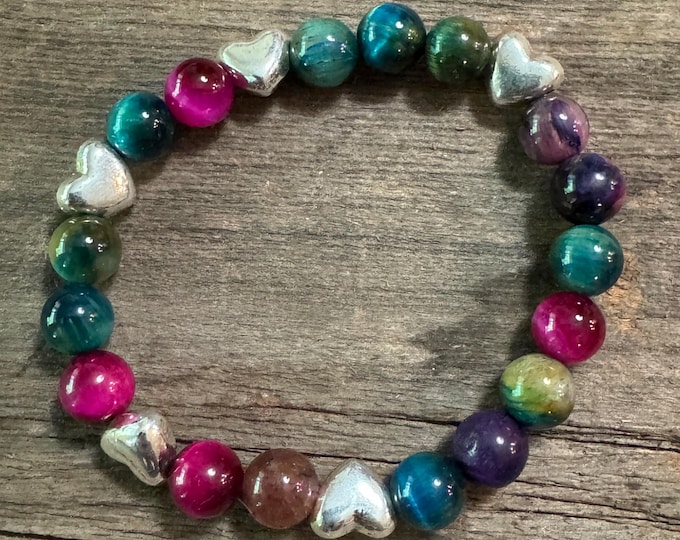 Bad Ass - Morse Code | Stretch Bracelet | Message in a Bracelet | Beaded Bracelet | Quote Bracelet | Tiger eye