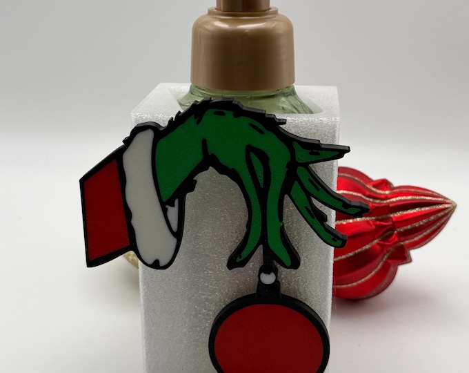 Christmas Grinch Soap Holder | Grinch Soap Holder | Holiday Themed 3d Printed Design