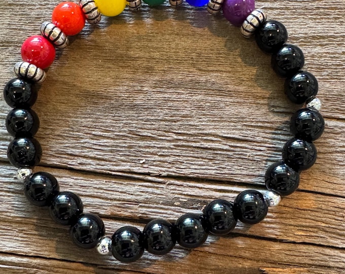 Pride Bracelet | Stretch Bracelet | Rainbow Bracelet