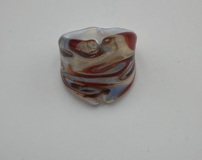 Size 8 - Assorted Glass Rings - Millefiori Glass Rings | Murano Glass Inspired Glass Rings