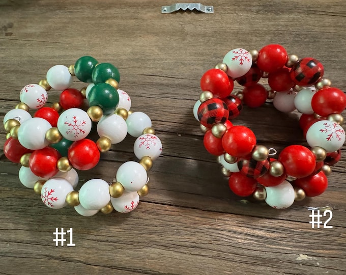 Plaid Memory Wire Bracelet | Christmas Bracelets| Memory Wire Bracelet | Buffalo Plaid