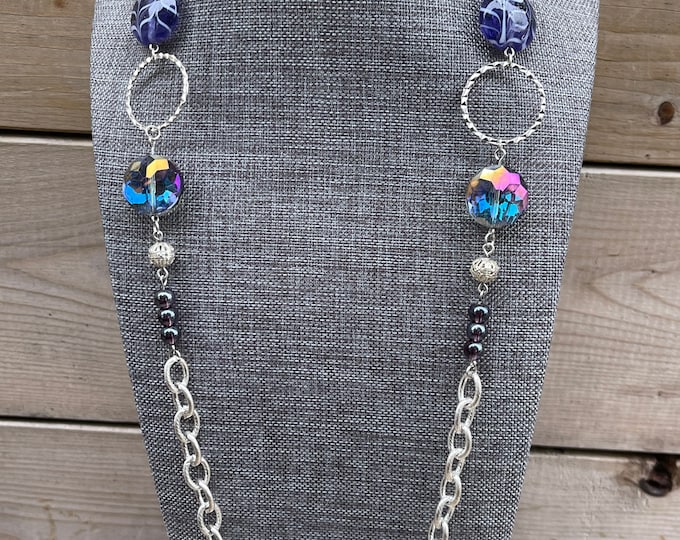 Purple Bead Necklace