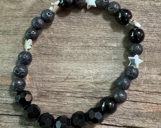 Bad Ass - Morse Code | Stretch Bracelet | Message in a Bracelet | Beaded Bracelet | Quote Bracelet
