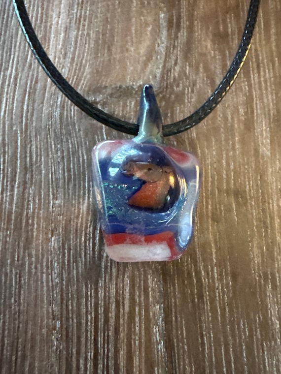 Horse Pendant Necklace | Lampwork Horse Pendant