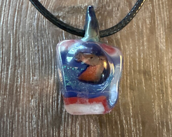 Horse Pendant Necklace | Lampwork Horse Pendant