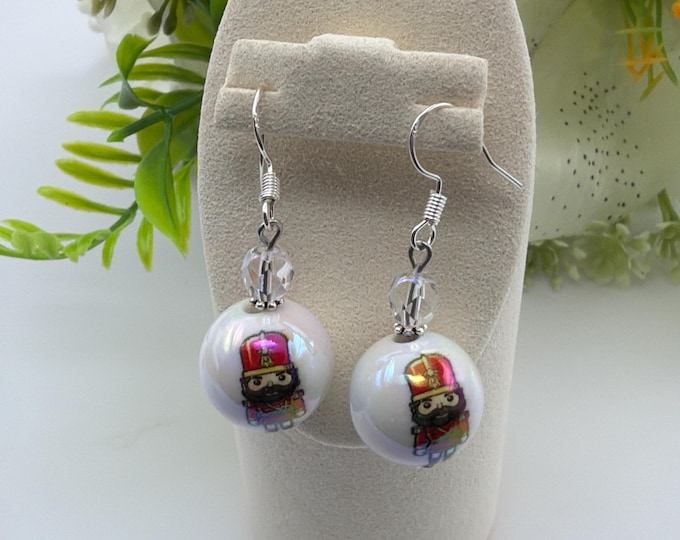 Nutcracker Earrings | Stocking Stuffers | Christmas Earrings