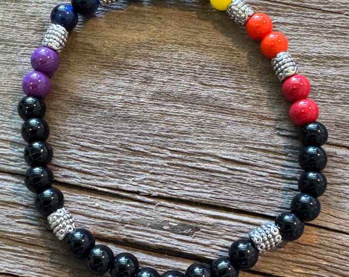 Pride Bracelet | Stretch Bracelet | Rainbow Bracelet