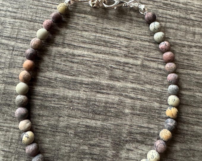 Jasper Bead Bracelet | Minimalist Bead Bracelet