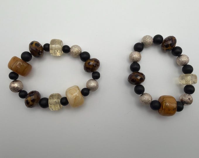 Chunky Bead Stretch Bracelet