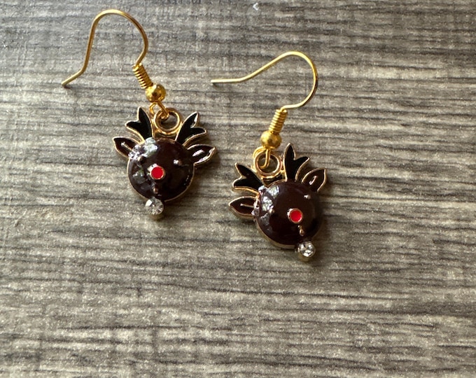 Reindeer Earrings | Christmas Earrings | Stocking Stuffers