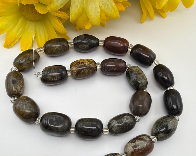 Agate Bead Strand | Beads for Crafting | Agate Beads