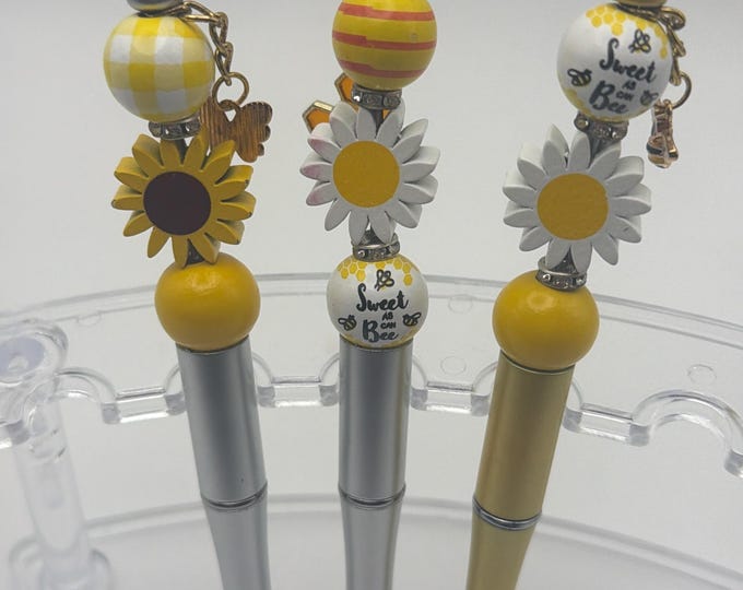 Wooden Bead Pens | Ballpoint Pens | Party Favor