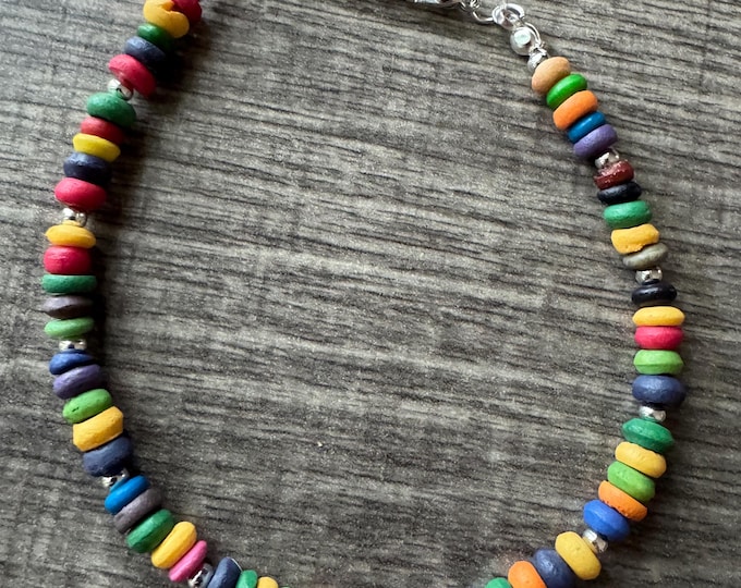 Colorful Bead Anklet | Minimalist Bead Anklet