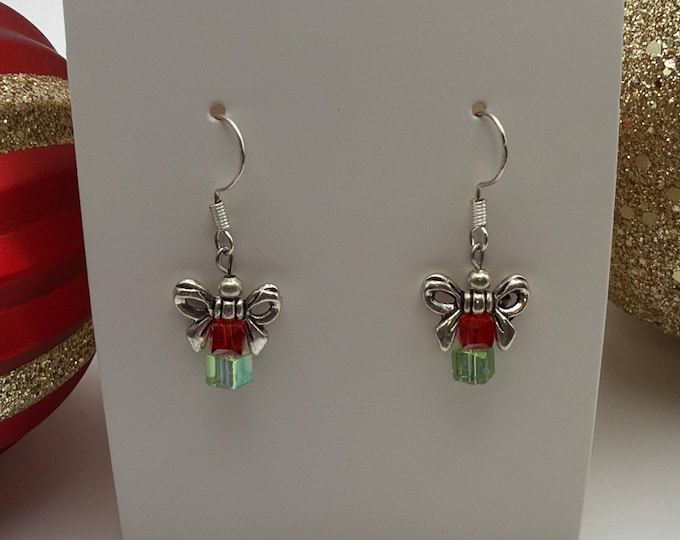 Christmas Present Earrings | Holiday Earrings | Stocking Stuffers