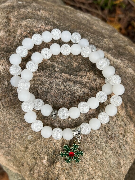 Double Strand Snowflake Bracelet